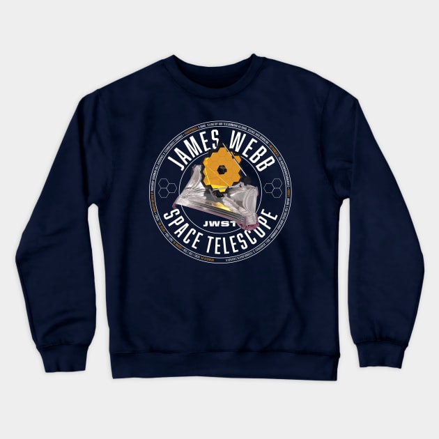 James Webb Space Telescope Crewneck Sweatshirt by MindsparkCreative